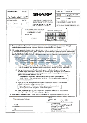 ED357 datasheet - PHOTOCOUPLER