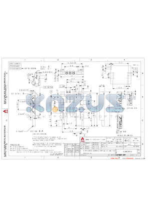 7111S1615A01 datasheet - SIM CARD CONNECTOR with switch