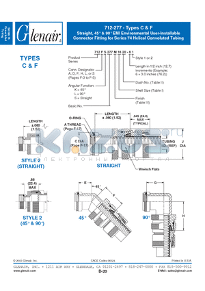 712AS277M16 datasheet - EMI Environmental User-Installable