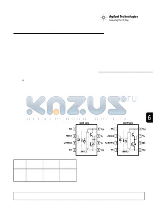 HCNW3120 datasheet - 2.0 Amp Output Current IGBT Gate Drive Optocoupler