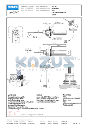 LS03-DK-PP-BV96314 datasheet - LS Level Sensor