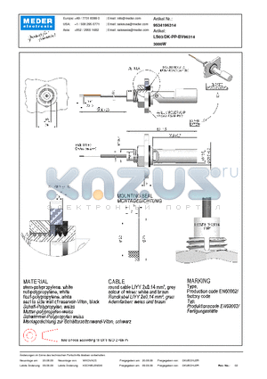 LS03-DK-PP-BV96314_DE datasheet - (deutsch) LS Level Sensor
