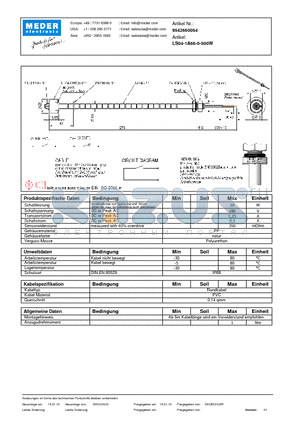 LS04-1A66-0-500W_DE datasheet - (deutsch) LS Level Sensor