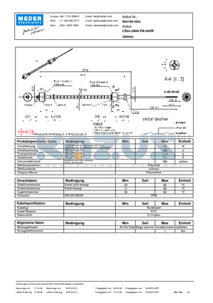 LS04-2A66-PA-500W_DE datasheet - (deutsch) LS Level Sensor