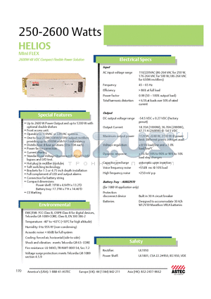 HMFLEX datasheet - 250-2600 Watts