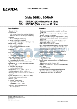 EDJ1108EJBG-JS-F datasheet - Differential clock inputs