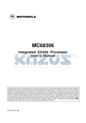 MC68306PV16 datasheet - Integrated EC000 Processor