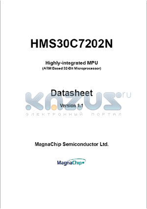 HMS30C7202N datasheet - Highly-intergrated MPU