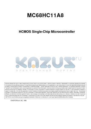 MC68HC11A1VFN2 datasheet - HCMOS Single-Chip Microcontroller