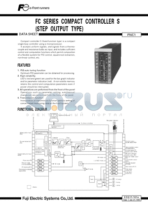 EDS11-101E datasheet - FC SERIES COMPACT CONTROLLER S(STEP OUTPUT TYPE)