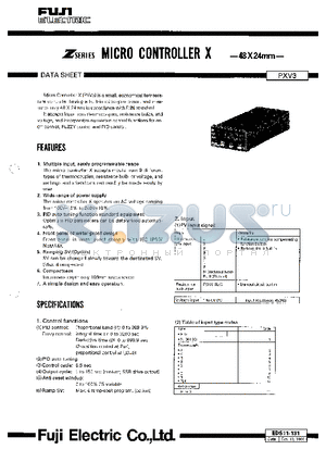 EDS11-131 datasheet - MICRO CONTROLLER X