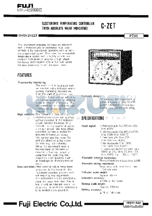 EDS11-62D datasheet - ELECTRONIC TEMPERATURE CONTROLLER(WITH ABSOLUTE VALUE INDICATOR)C-ZET