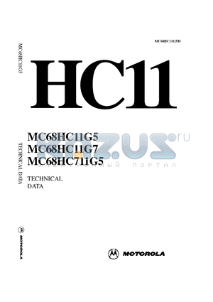 MC68HC11G5 datasheet - High-density Complementary Metal Oxide Semiconductor (HCMOS) Microcontroller
