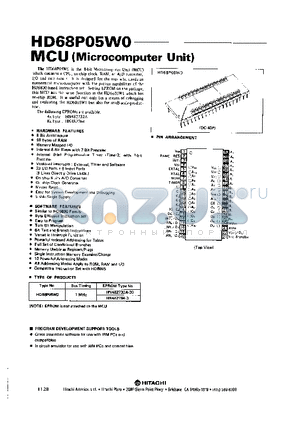 HN482732A-30 datasheet - MCU (MICROCOMPUTER UNIT)