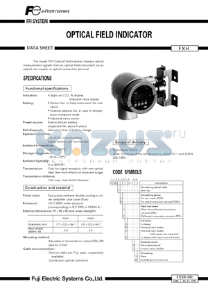 EDS8-46C datasheet - OPTICAL FIELD INDICATOR