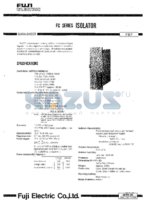 EDS9-6H datasheet - FC SERIES ISOLATOR