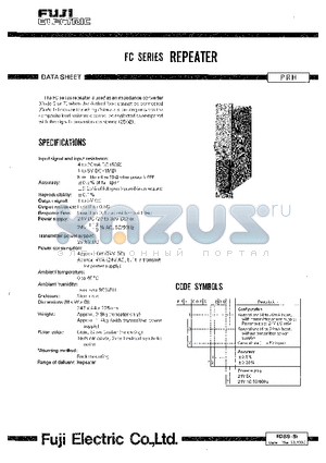 EDS9-8I datasheet - FC SERIES REPEATER