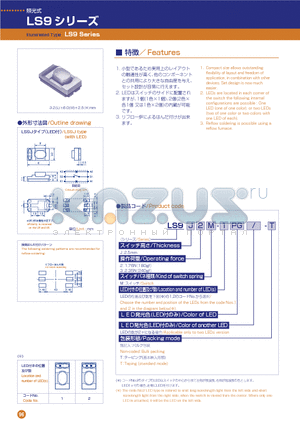 LS9J2M-2HR-T datasheet - Illuminated Type