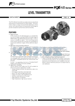 EDSX7-60J datasheet - LEVEL TRANSMITTER