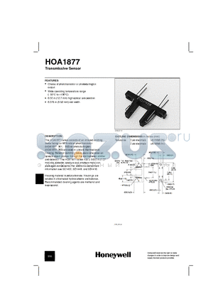 HOA1877 datasheet - Transmissive Sensor