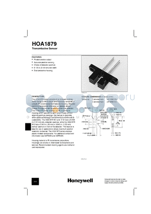 HOA1879-011 datasheet - Transmissive Sensor
