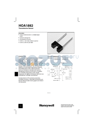 HOA1882 datasheet - Transmissive Sensor