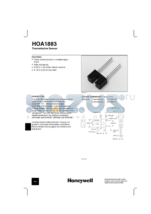 HOA1883-013 datasheet - Transmissive Sensor