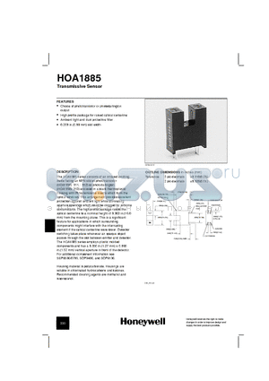 HOA1885-013 datasheet - Transmissive Sensor