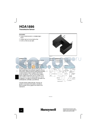 HOA1886-011 datasheet - Transmissive Sensor