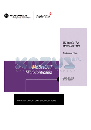 MC68HC11P0CFN3 datasheet - Microcontrollers