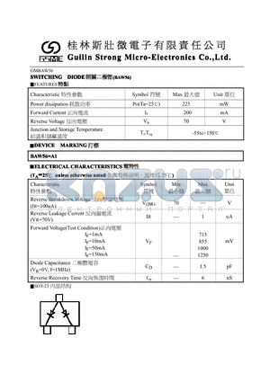 GMBAW56 datasheet - SWITCHING DIODE