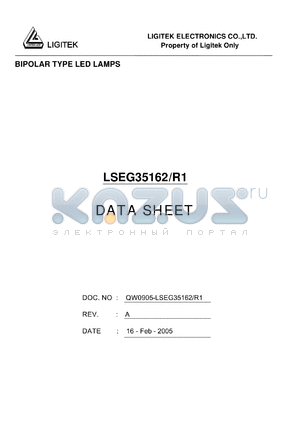 LSEG35162/R1 datasheet - BIPOLAR TYPE LED LAMPS