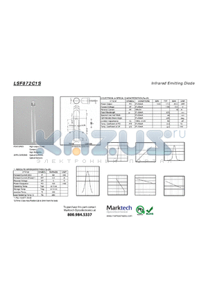 LSF872C1S datasheet - Infrared Emitting Diode