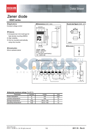 EDZV18B datasheet - Zener diode