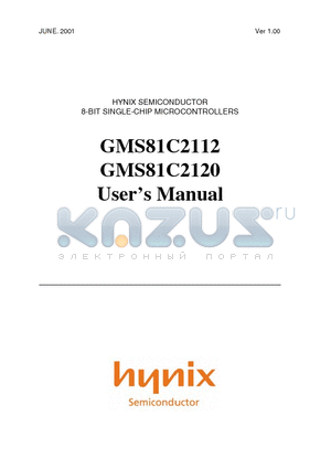 GMS81C2120Q datasheet - HYNIX SEMICONDUCTOR 8-BIT SINGLE-CHIP MICROCONTROLLERS