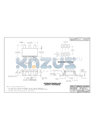 MKT-MF06A datasheet - MOLDED SOT-23, .115x .063x .040 in 6LD, .0375 in PITCH