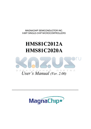 GMS87C2020Q datasheet - CMOS Single-Chip 8-Bit Microcontroller with A/D Converter & VFD Driver