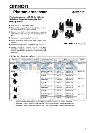 EE-SX471P datasheet - Photomicrosensor