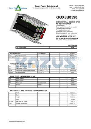 GOX8B0590 datasheet - BI-DIRECTIONAL DOUBLE STAR AC-DC CONVERTER