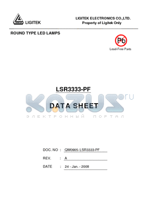 LSR3333-PF datasheet - ROUND TYPE LED LAMPS