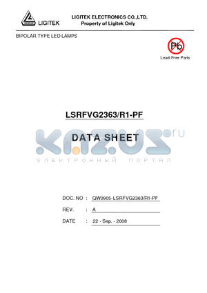 LSRFVG2363-R1-PF datasheet - LSRFVG2363-R1-PF