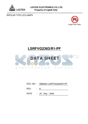 LSRFVG2363/R1-PF datasheet - LSRFVG2363-R1-PF