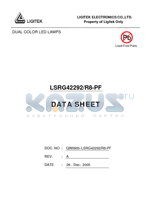 LSRG42292/R8-PF datasheet - DUAL COLOR LED LAMPS