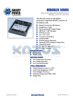 GPH2V2-60 datasheet - HERCULES Series