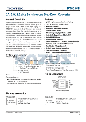 GRM31CR61E106K datasheet - 2A, 23V, 1.2MHz Synchronous Step-Down Converter