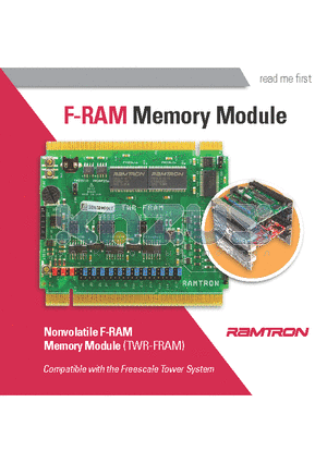 FM1106 datasheet - Nonvolatile F-RAM Memory Module (TWR-FRAM)