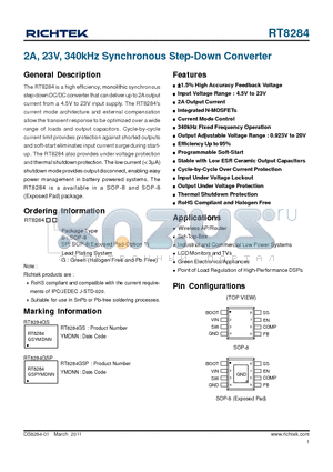 GRM32ER71C226M datasheet - 2A, 23V, 340kHz Synchronous Step-Down Converter