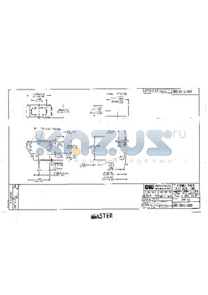 GRS-2011C-2000 datasheet - ASSEMBLY DRAWING S.P.S.T. ROCKER SWITCH MONENTARY NORMALLY OPEN NON-POLARIZED 1.125 x .550 PANEL
