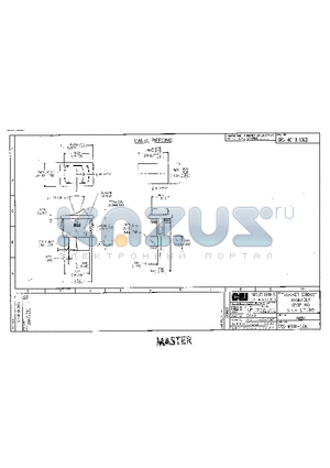 GRS-4011B-1300 datasheet - ROCKER SWIDGET ASSEMBLY (POP-IN) S.P.-S.T./NO