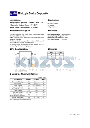 ML74UL04 datasheet - Inverter